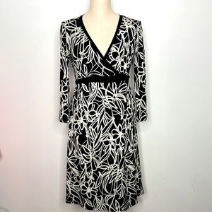 Duo Maternity Tie Waist Black Dress M